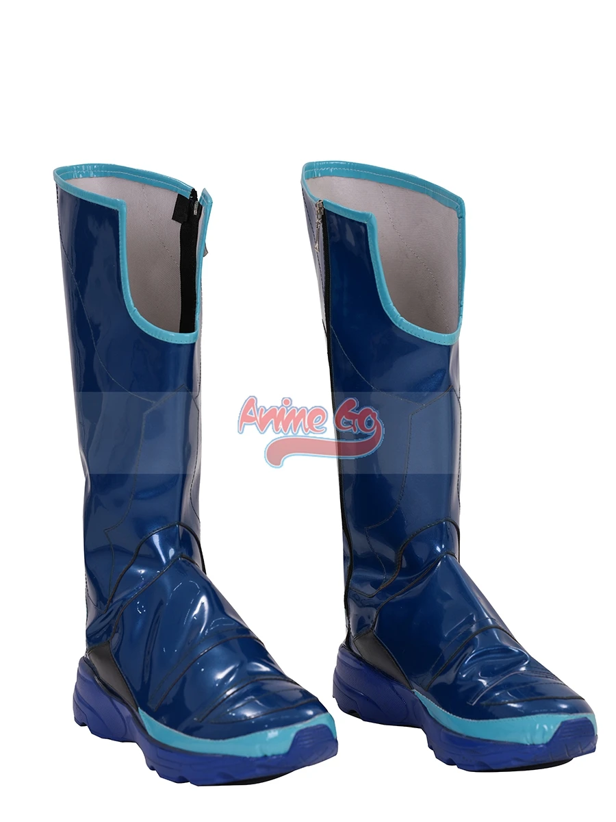 Reed Richards 2024 Game Cosplay Boots Men Blue Shoes for Halloween Cos C09459