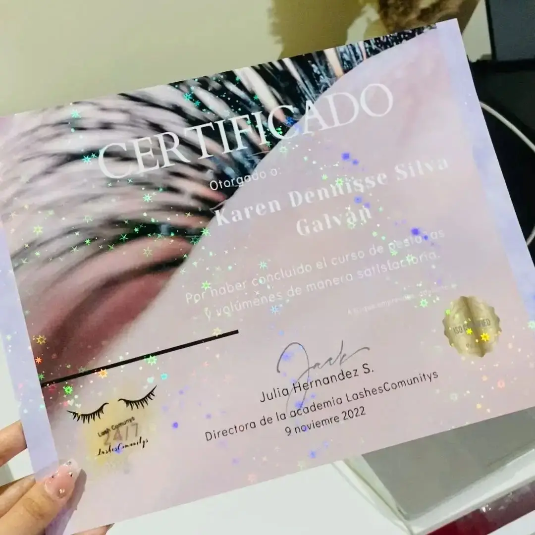 بطاقة ثلاثية الأبعاد مخصصة قابلة للطباعة فاخرة ثلاثية الأبعاد جلام بريق أنيقة بريق بطاقة عمل الجمال شكرا لك بطاقات الخصم