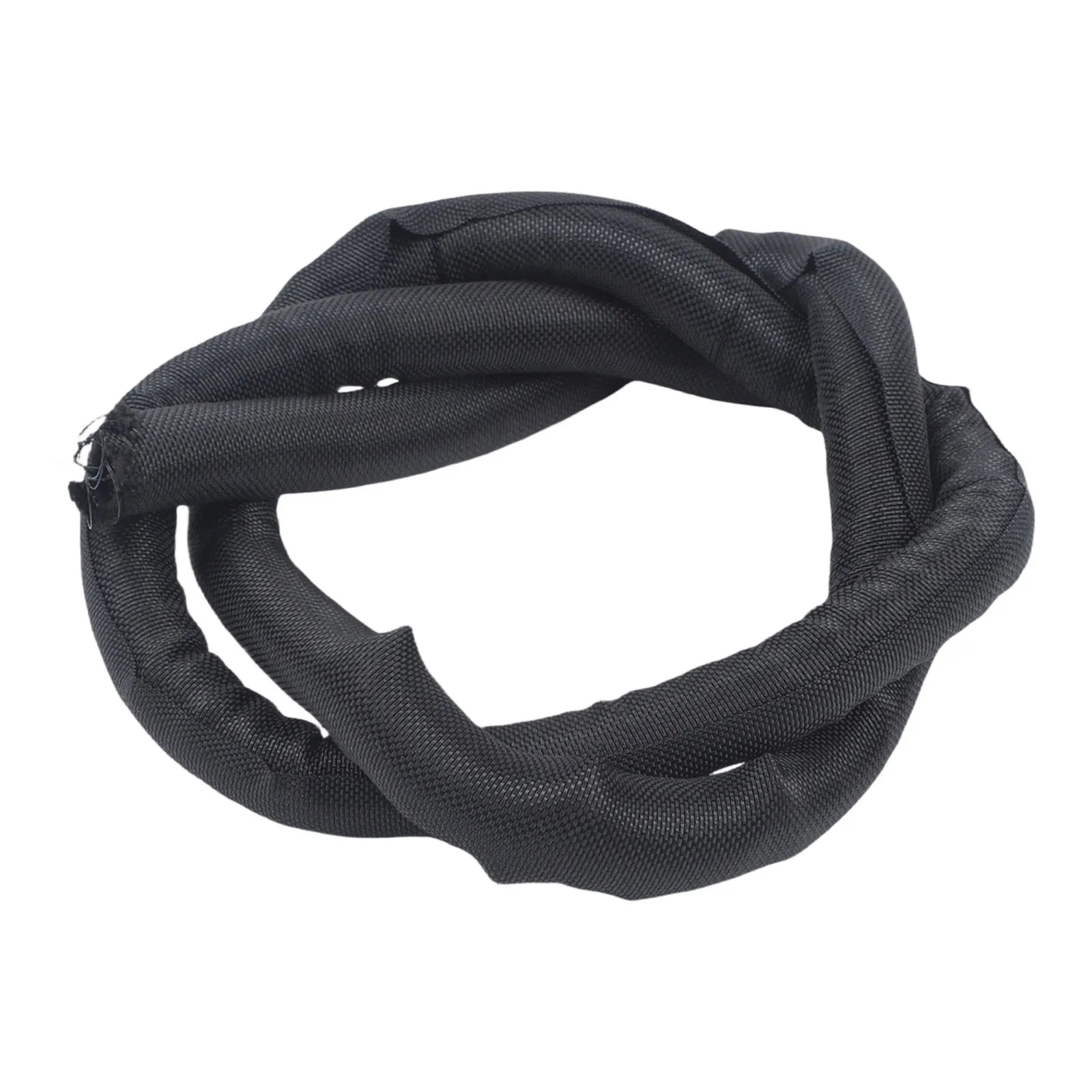 expandable cable sleeve for vehicle wiring applications with resistance to pet chewing and environmental debris
