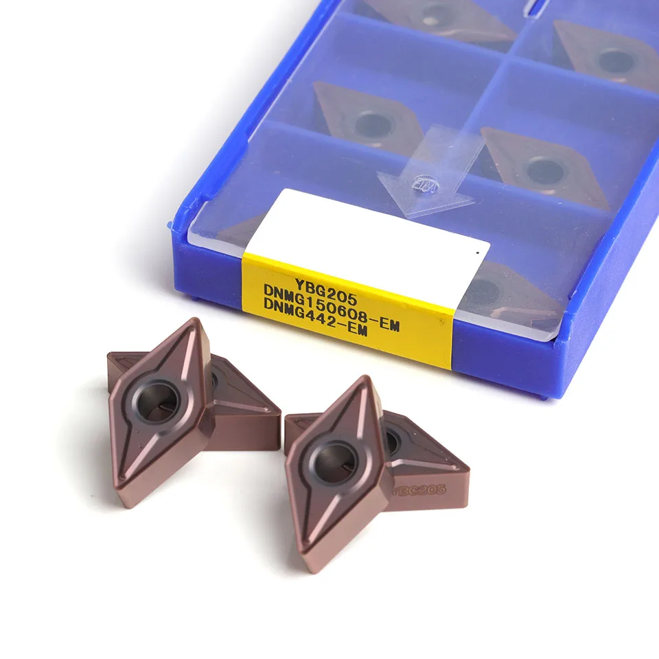 

DNMG150604-EF DNMG150604-EF YBG205/DNMG150608-EM CNC carbide inserts 10PCS/BOX high quality stainless steel process