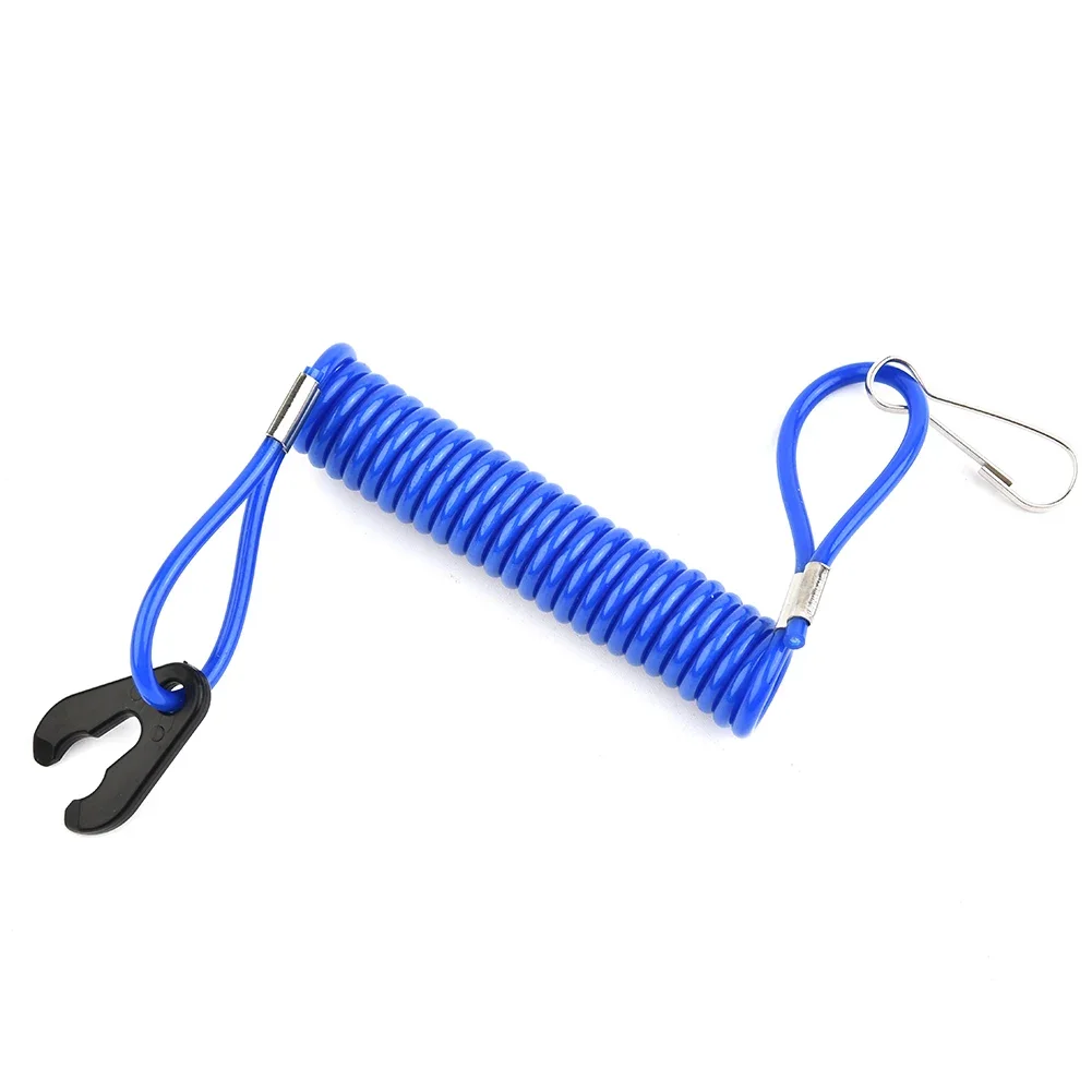 High Quality New Practical Useful Kill switch key Parts Blue For Honda Jet ski 1pc Accessory Floating Lanyard Replacement