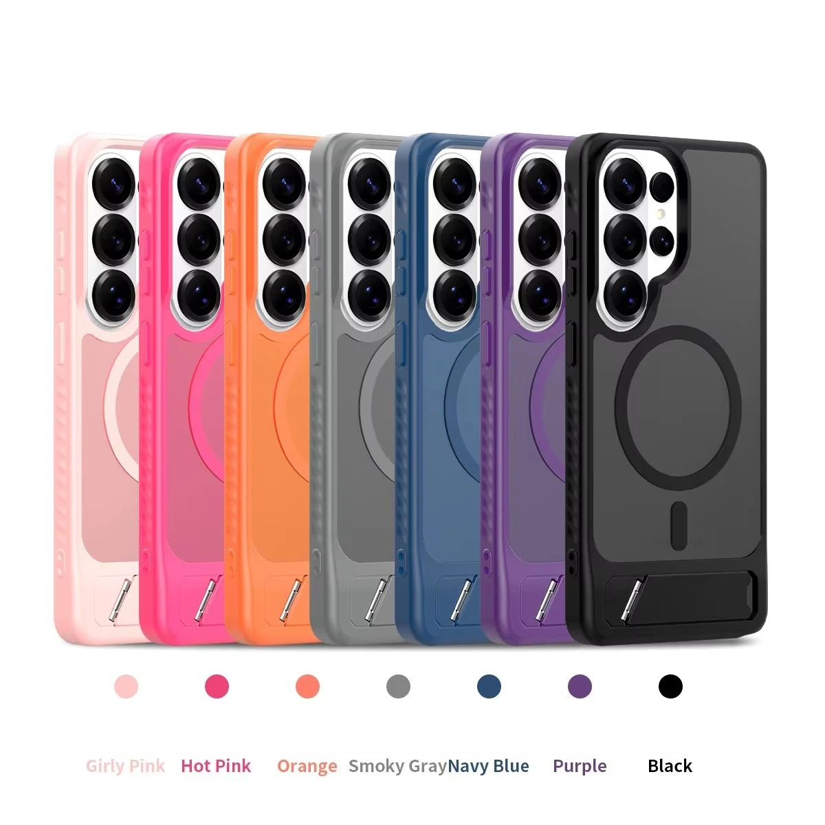 Skin Feeling Magnetic Case For Samsung S26 Ultra S25 S24 Edg