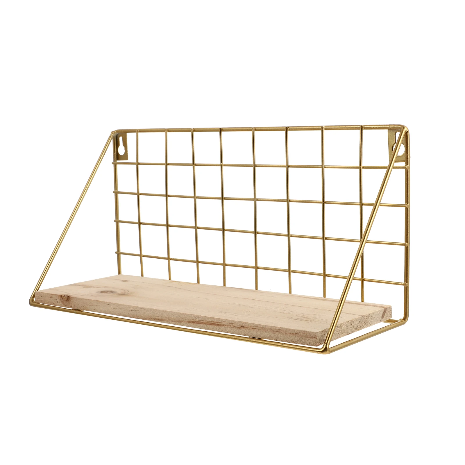 

Wall Shelf Storage Shelves Shelving Heavy Duty Book Mount Wire Rack House Decor Metal