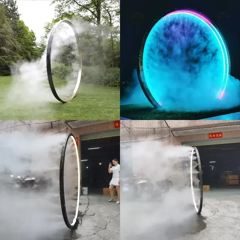 Glowing Spray Outdoor Dream Art Installation IP65 Waterproof Landscaping Decor for Christmas Halloween Plaza Park Mall