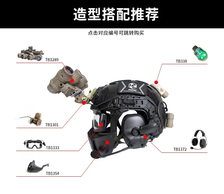 *Helmsystem aus Verbundkarbonfaser, Superschutz, universell TB1468