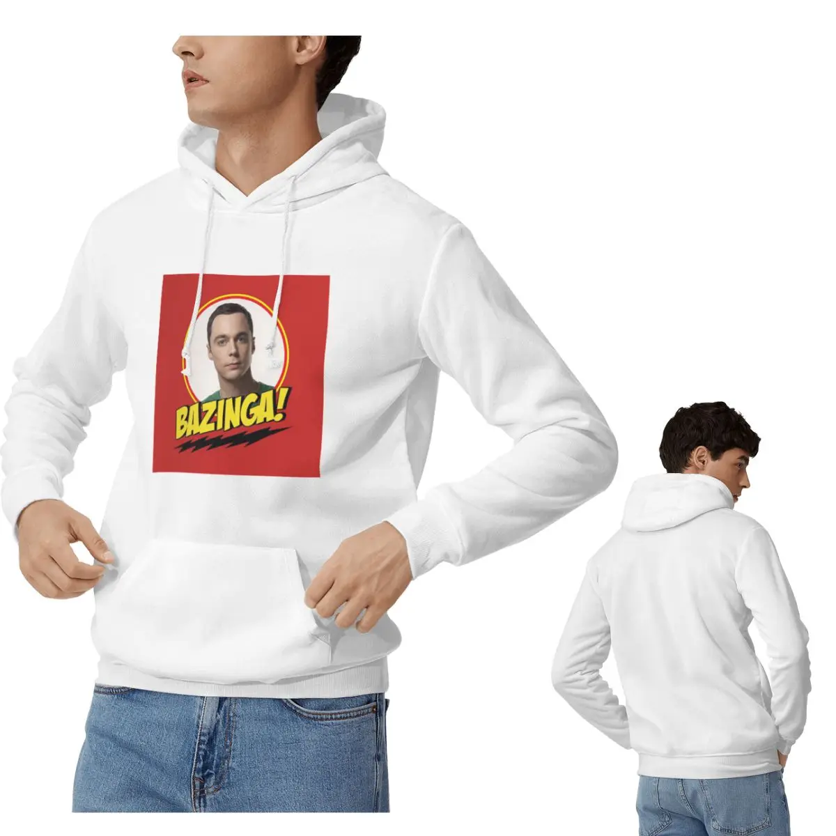 

Толстовки Bazinga The Big Bang Theory для мужчин и женщин, повседневные пуловеры, толстовки в стиле Харадзюку, уличная одежда с длинными рукавами, осень-зима