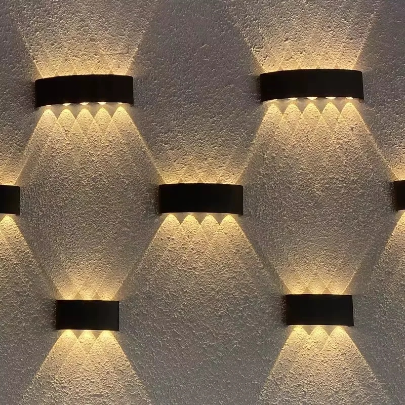 

Modern Outdoor LED Wall Lamp IP65 Waterproof Aluminum Long Strip Shape Simple Bedside Decoration Wall Mounted