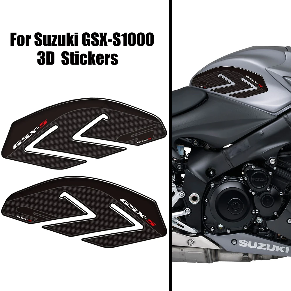 

For Suzuki GSX-S1000 GSX-S1000F GSXS1000 GSX S1000 S 1000 F GSX-S Motorcycle Tank Pad Side Grips Protection Stickers 2015 - 2020