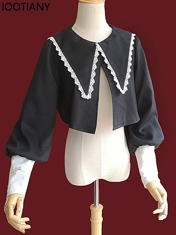 Halloween Retro Nun Cosplay Costumes Autumn Lace Lolita Dress Festival Party Fancy Dress Carnival Stage Performance Dress Up New