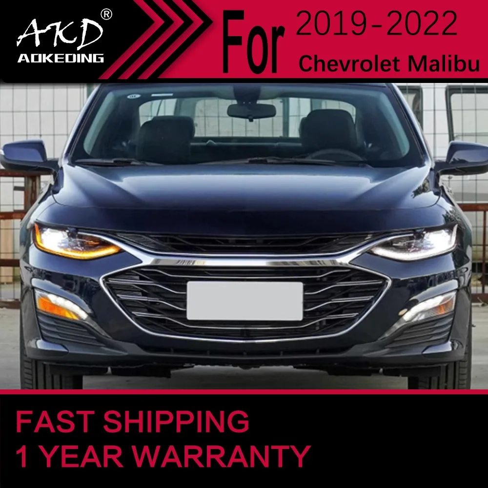 Car Lights for Chevrolet Malibu XL LED Headlight 2019-2022 Malibu Head Lamp Drl Projector Lens Automotive