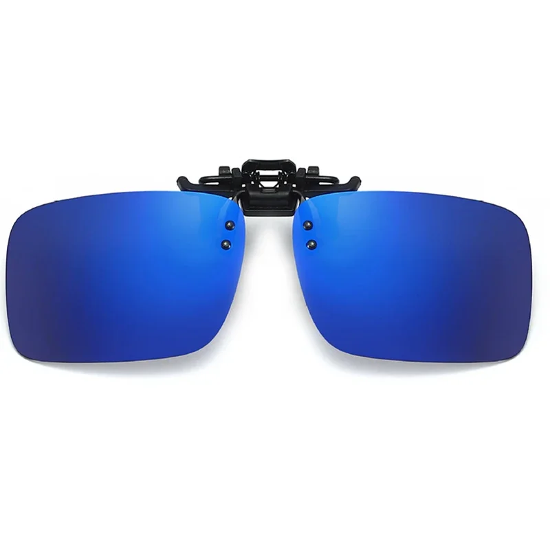 Delicate Clip On Sunglasses for Driving and Commute, Classic Flip Up Polarized UV400 Men Women Multi Color Lens Optional