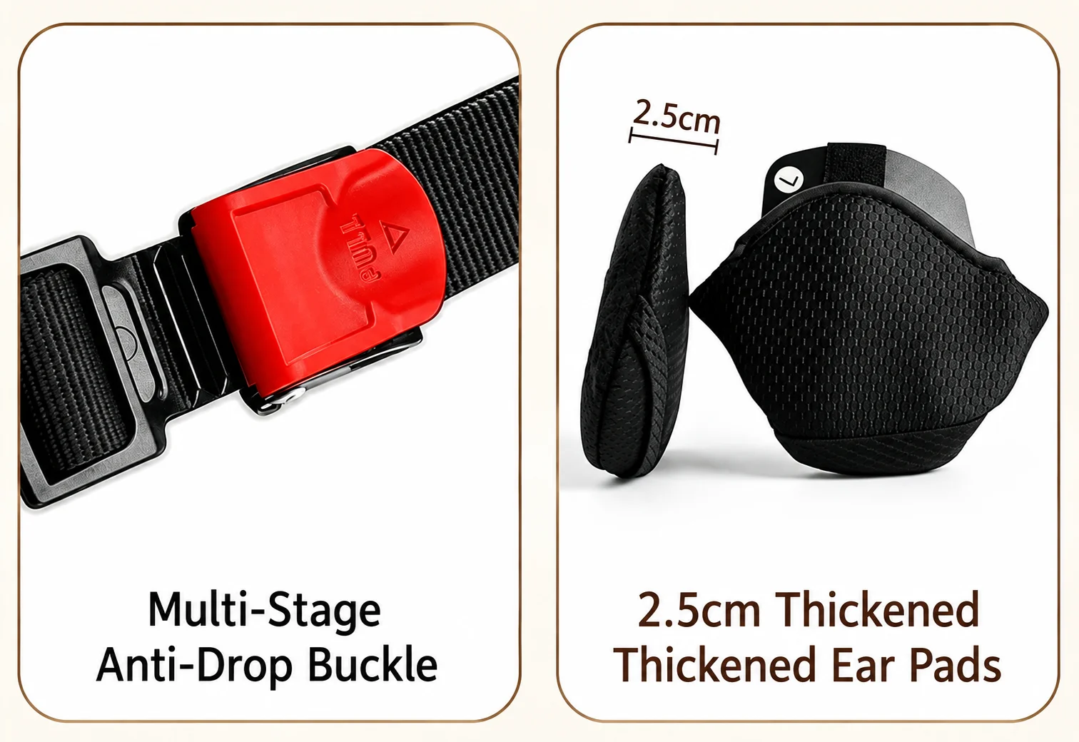 PEMILA Unisex Erwachsenenhelm, Verstellbare Schutzbrillenlinse, Verdickte Ohrpolster, ABS- & EPS-Innenfutter, Sicher und Leicht für Pendler-E-Bikes – Detail 3