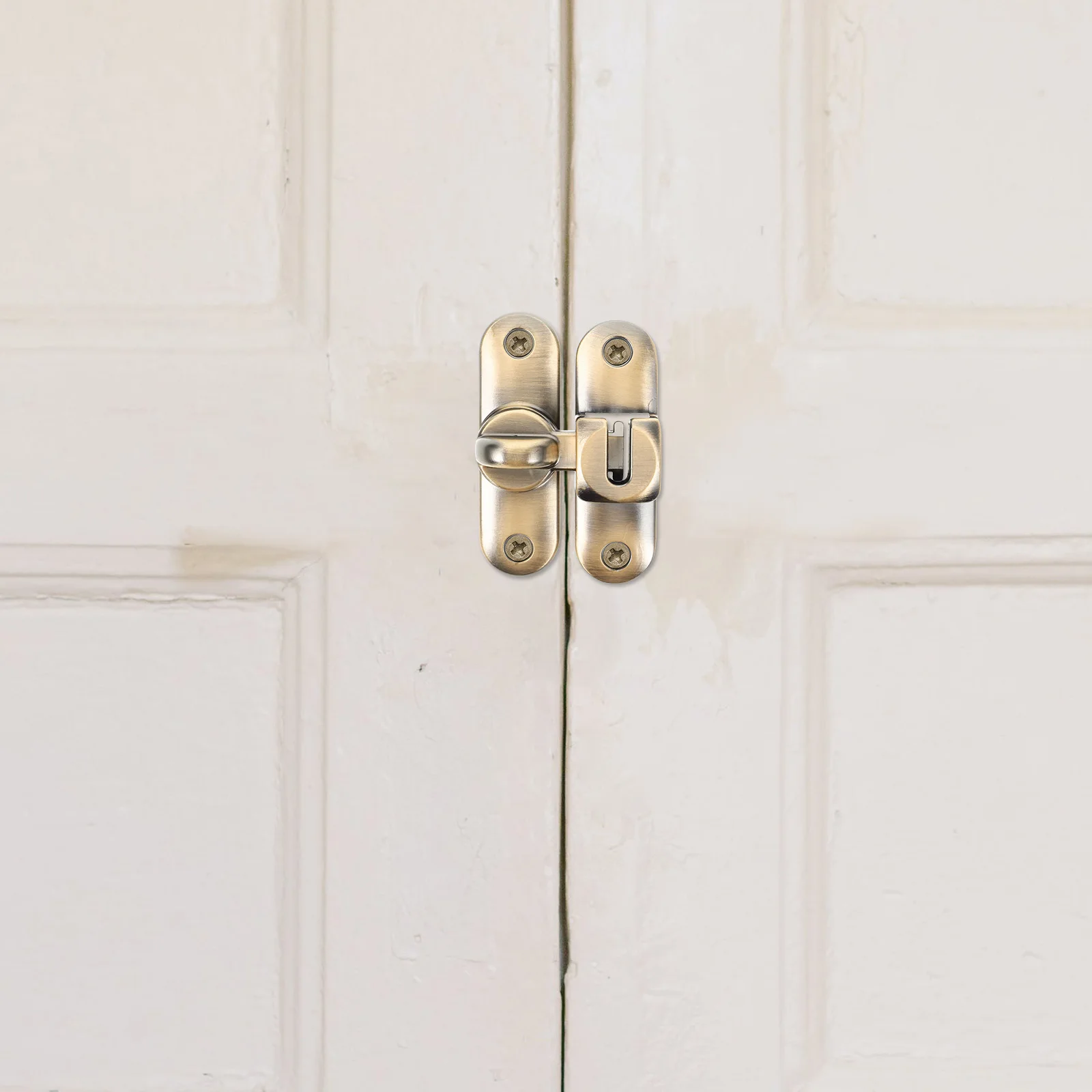 

Zinc Alloy Flip Barn Durable Slide Gate Hardware Versatile 90/180 Degree Heavy Duty Latch For Wooden Fence Sliding Glass Pocket