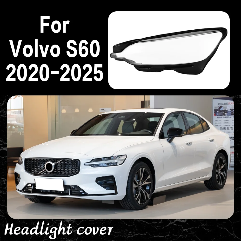 

Car Headlight Glass For Volvo S60 2020 2021 2022 2023 2024 2025 Car Parts Transparent Headlamp Shell Lens Cover Car Accessories