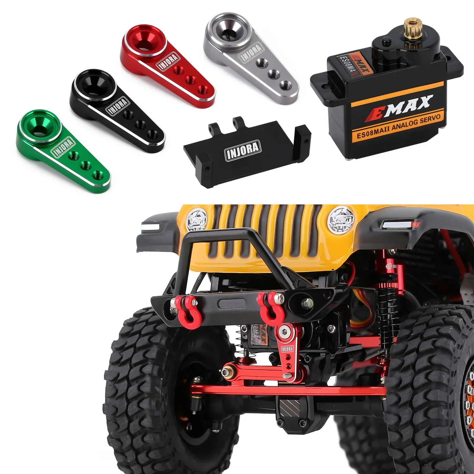

1 шт. металлическая шестерня EMax ES08MA II аналоговое сервокрепление и звуковой сигнал для 1/24 осевые детали обновления SCX24