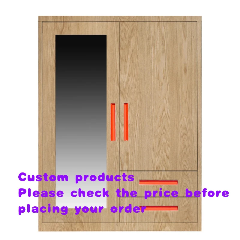 custom.Closet Home Kitchen Hospital Use Easy-to-Assemble Steel Interior Accessories  Sliding Door Clothes Organization