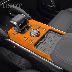 For Jetour T2 Traveler 2023 2024 2025 2026 Top Suede Central Control Gear Shift Knob Cover Suede Cap Mat Interior Accessories