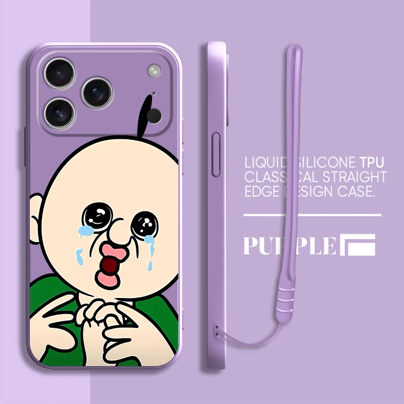 Soft Cover Phone Case for Apple iPhone XS XR 11 12 13 Pro Max 17 Air 16e 7 8 16 14 15 Plus Cute Bangbang Yuzhi  view 3