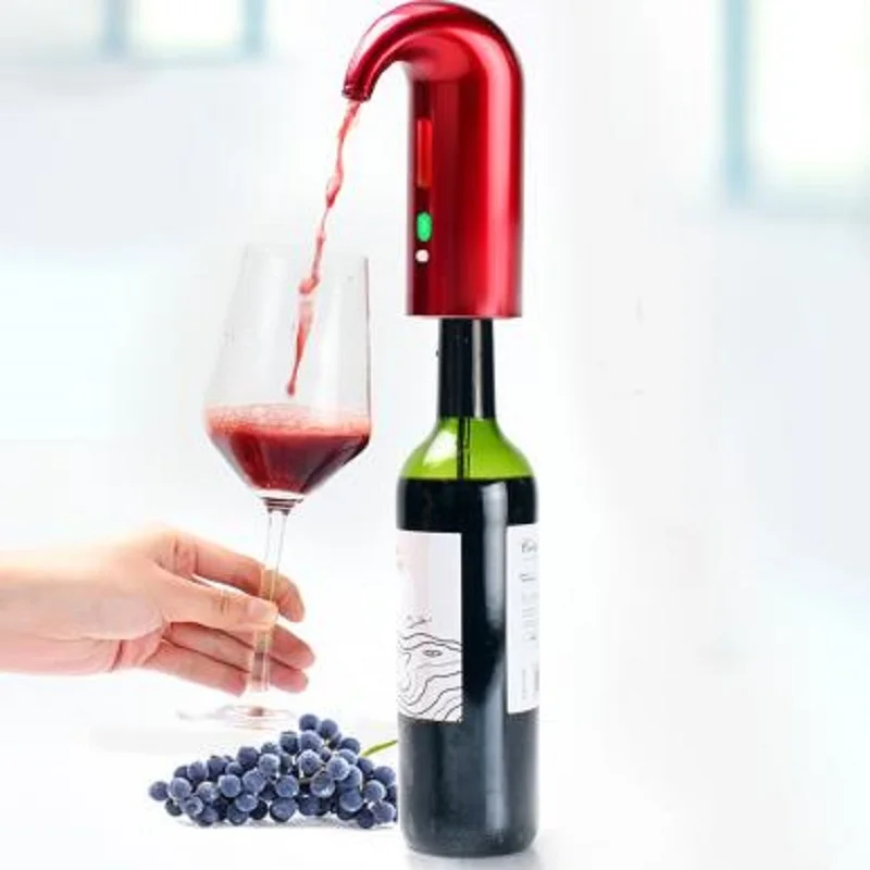 Red Wine Electric Decanter Set, Spot Production Barware, Kitchen Accessories, Home Brewing Aerator Dispenser, Fashion, 2023