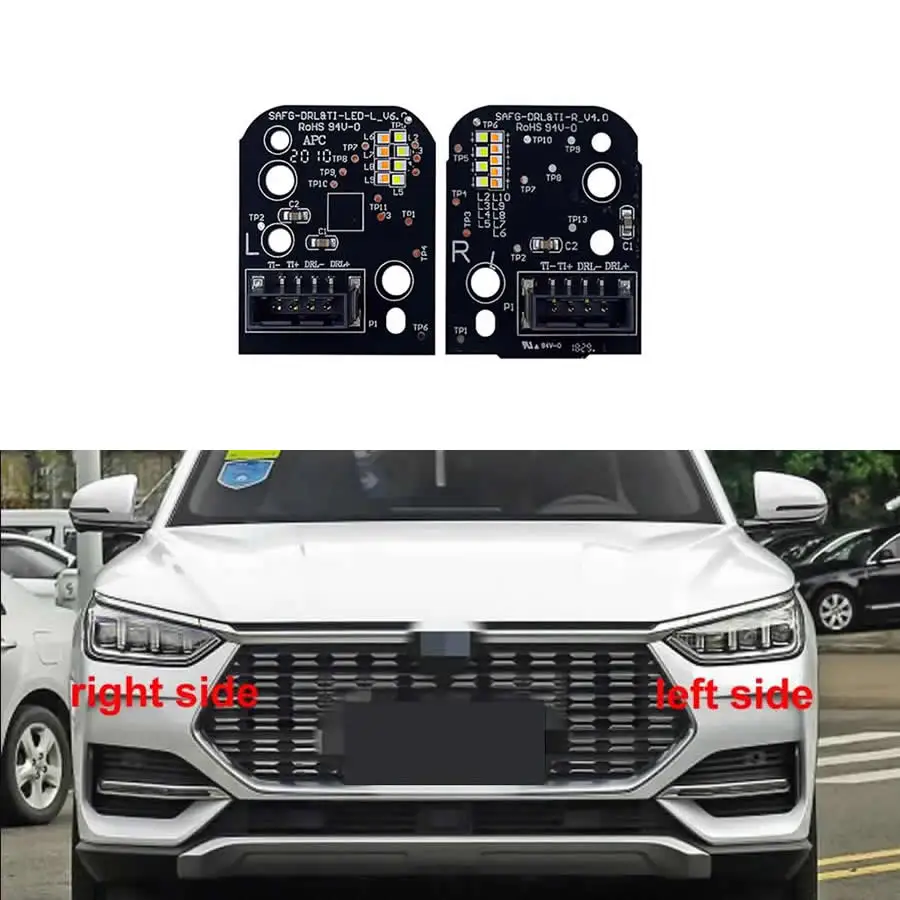 Für BYD Song Plus / Song DM 2019 2020 LED DRL Tagfahrlicht Blinkerlicht Quellmodul Scheinwerfer-Ersatz