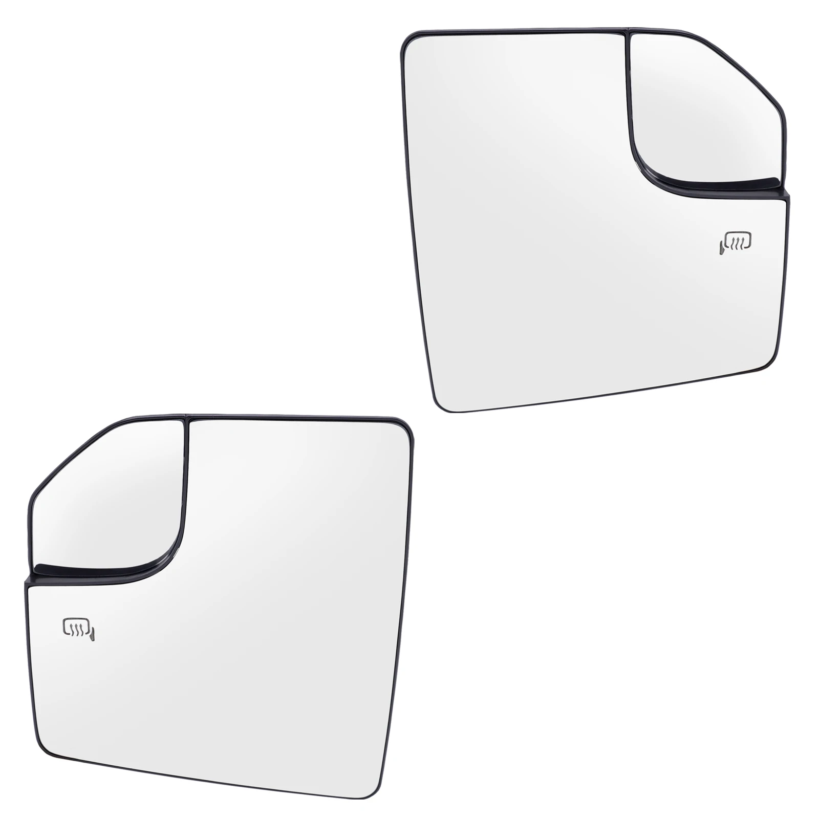 Weitwinkel-beheizter Spiegelglas-Seitentür, Rückspiegel, Außenspiegel-Trägerplatte für Ford F-150 F150 2015 2016 2017 2018 2019 2020