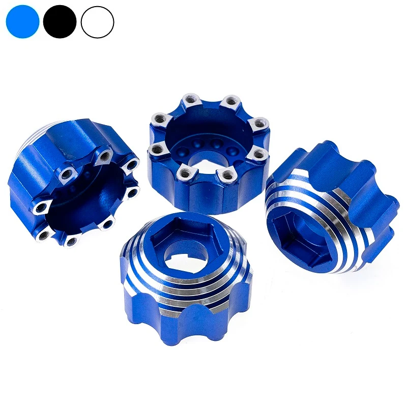 Adattatore esagonale per ruota metallica per pneumatici da 4 pezzi da 3,8 pollici da 8x32 a 17 mm PRO 635300   per parti di aggiornamento dei pneumatici delle ruote serie PL Proline da 1/8 da 3,8 pollici