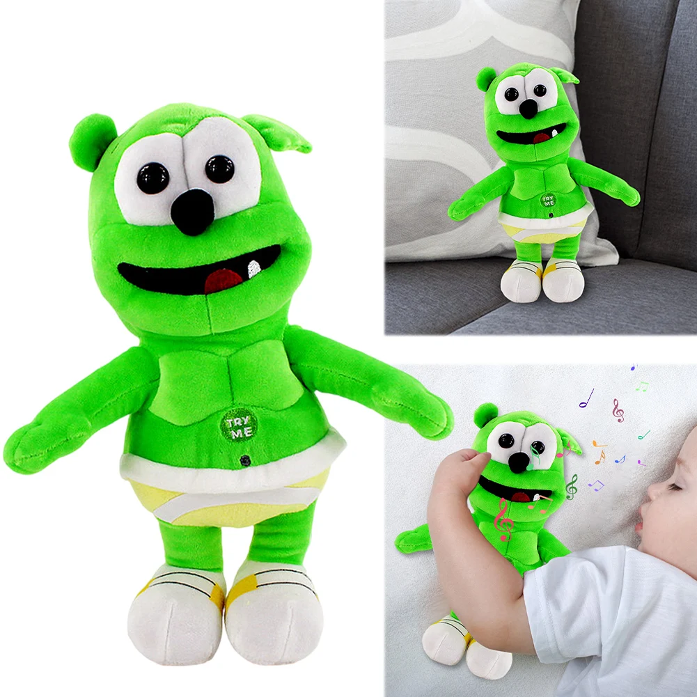 30 cm, singende Gummibärchen-Plüschtiere für festliches Patry-Geschenk, Gummibärchen-Füllpuppen, Peluche, klingender Bär, Party-Plüschtiere, Kinder-Geschenk