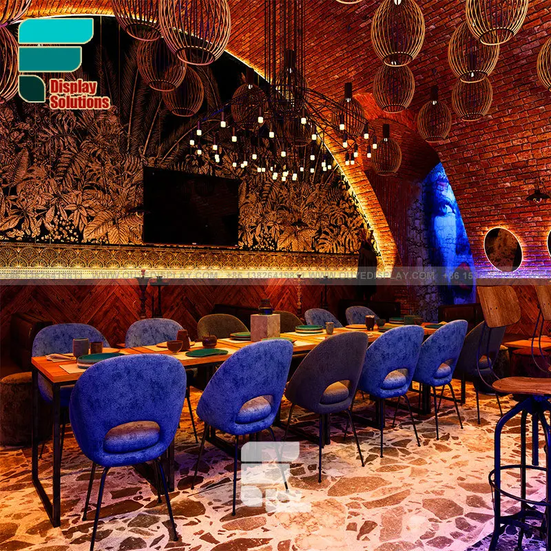 (Disesuaikan) hookah bar furniture hookah lounge dekorasi dinding meja hookah