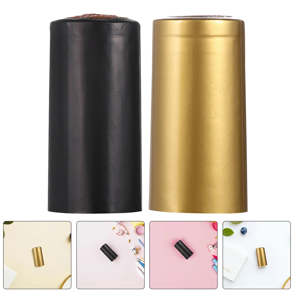 

400pcs Wine Bottle Caps Heat Shrink Seals For Liquor Whisky Bottles Pvc Wrap Tops Sleeve Packaging Accessory Kitchen Bar Tools