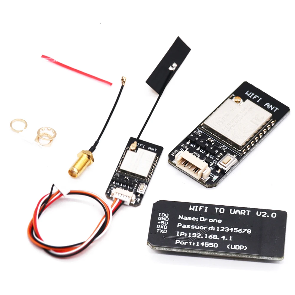 Wireless Wifi Radio Telemetry Module With Antenna Compatible With Pixhawk APM Flight Controller For MAVLink2 FPV Drone Quadcopte