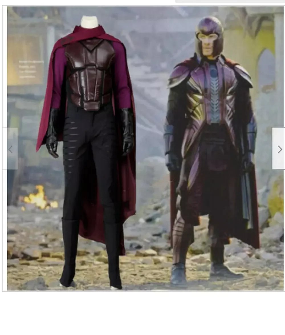 X-Men: Days of Future Past Costume Magneto Erik Lensherr Costume Halloween Suit