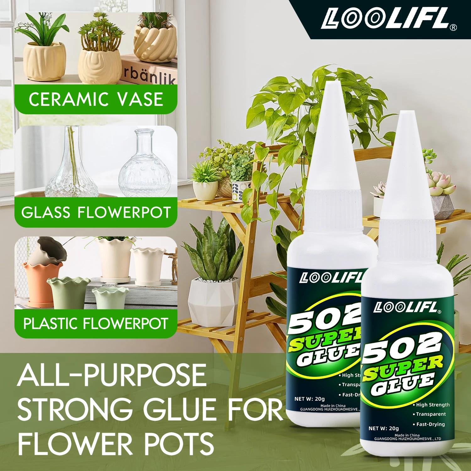 

502 Office Glue Is Used for Repair, Handicrafts, and Household Use, Waterproof, Suitable for Wood, Quick-Drying Glue, Multi-Purpose Super Adhesive, Plastic, Ceramics, Leather