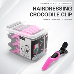 30 pezzi fermagli per capelli per parrucchieri morsetti a coccodrillo artiglio Clip per sezionare i capelli Salon Hairstyling accessori per parrucchieri strumenti