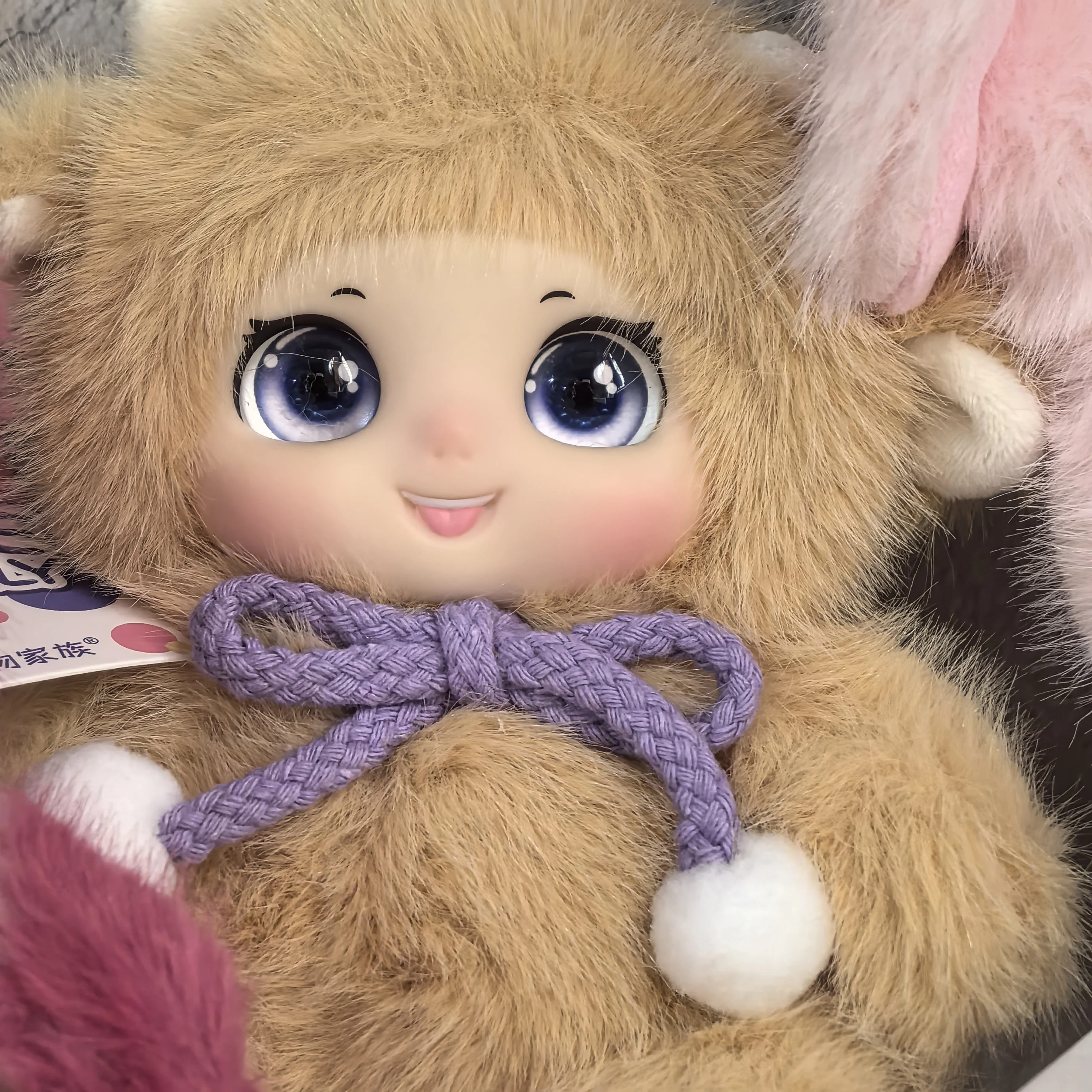 18 سنتيمتر Kawaii لطيف الحيوانات الفينيل الوجه ألعاب من القطيفة ألعاب حيوانات قلادة أرنب الدب الأغنام هدية لعشاق الحيوانات الاطفال شنق حقيبة