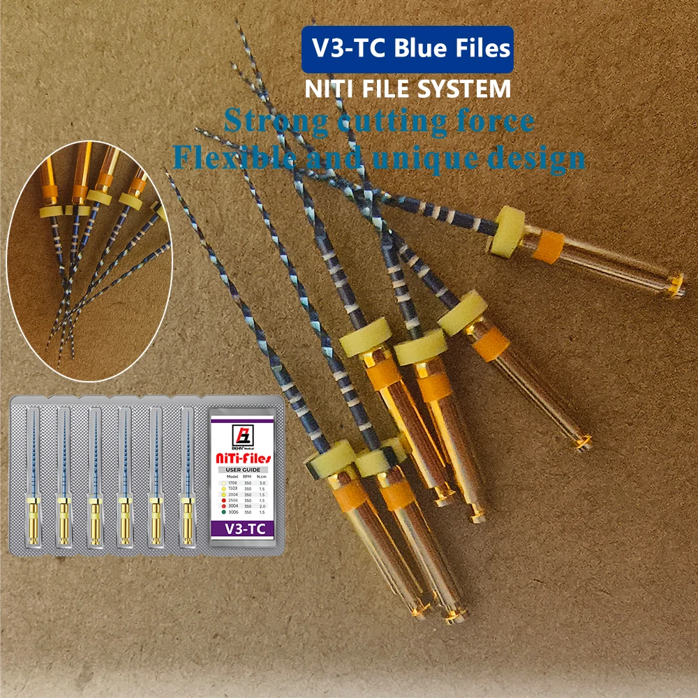 5 Boxes Dental Reciprocating Blue Endodontic Files Niti Rotary Root Canal Heat Activated Engine Use 25mm Needle Clinic Tools - Image 6