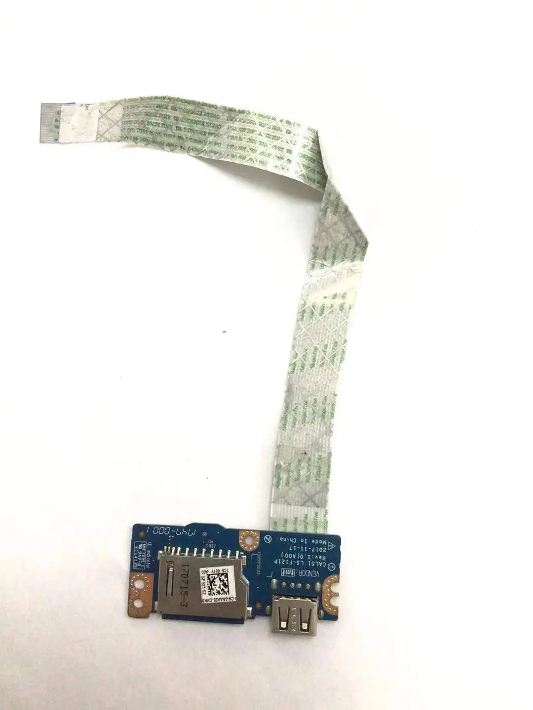 New Laptop SD Card Reader USB Small Board LS‑F121P 04NR03 for Dell Inspiron 15 5575
