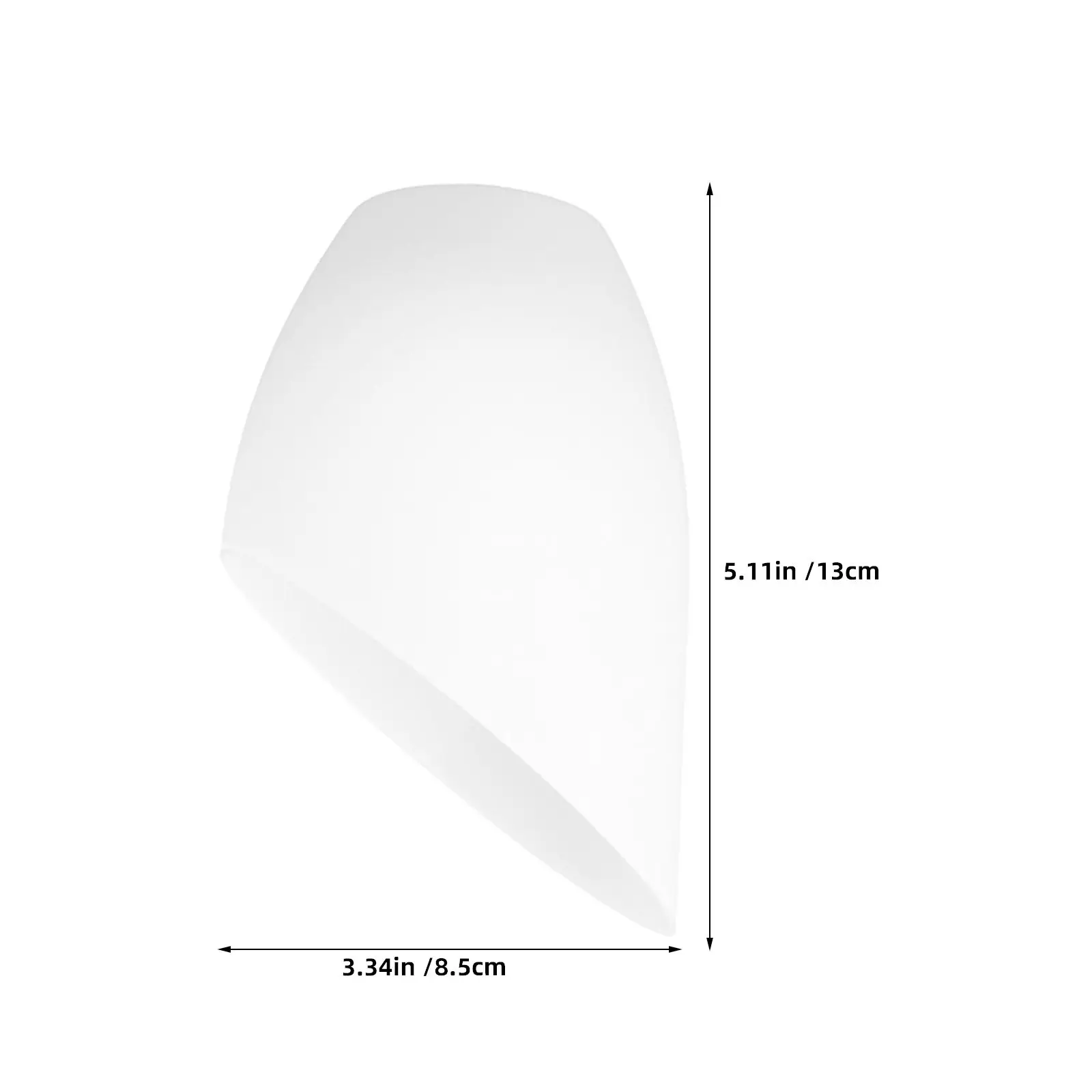 8Pcs Horseshoe Light Shade Plastic Lamp Shade for Table Lamp Pendant Ceiling Lighting 32Mm Diameter Versatile Decorative