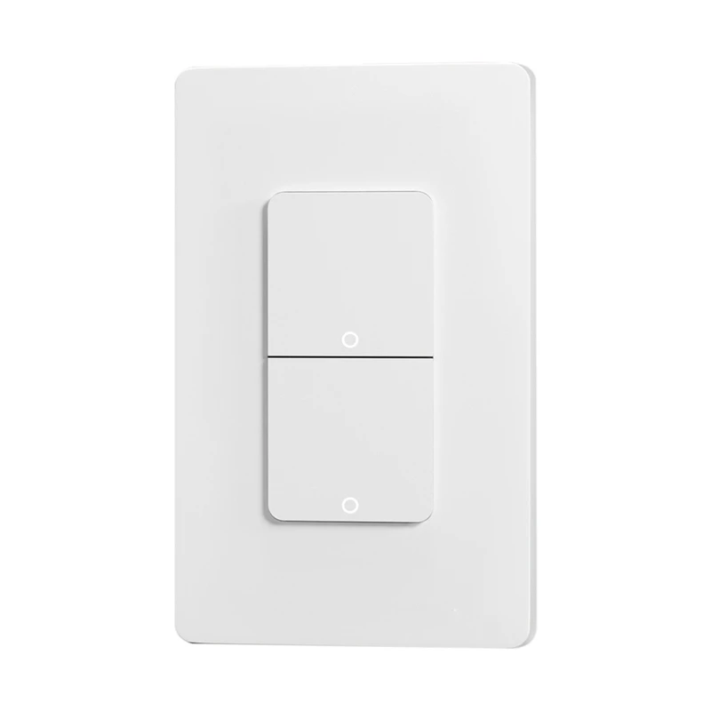 

Tuya Zigbee Push Button Switches Physical Smart US Light Wall Switch Gang Timer Voice Control US Plug