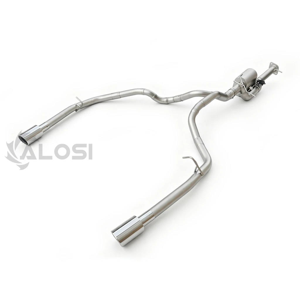 Exhaust valve for Dodge Ram 1500 3.6 5.7 2018-2026 stainless steel with valve control exhaust, high-performance cat back exhaust