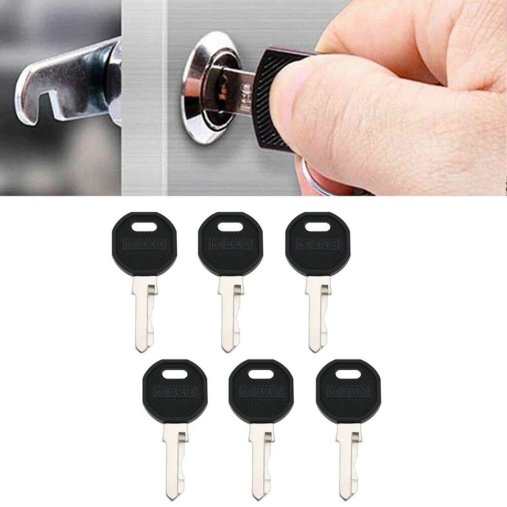 6 Pcs Cabinet Key Replacement For EK333 333 1108-1-1 1108-U35 For APC For Hoffman Hardware Lock Accessories