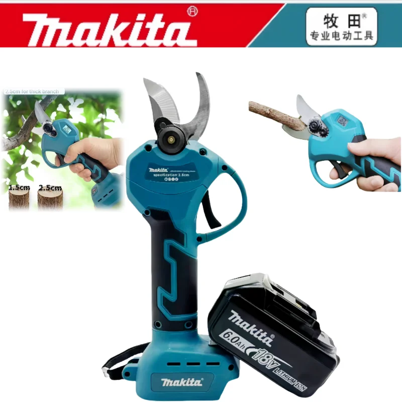 

Original Makita 18V Brushless Electric Pruning Shears Garden, Tool Branche Cutter Cordless Electric Garden Scissors Fruit Tree