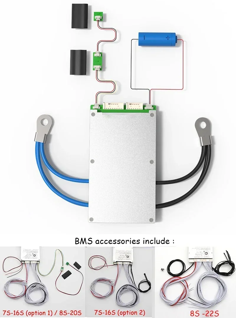 Smart 7S ~ 20S 16S 22S ANT BMS Lifepo4 li-ion LTO Battery Protection Board 950A 300A 80A 600A Bluetooth APP 10S 13S 14S Balance