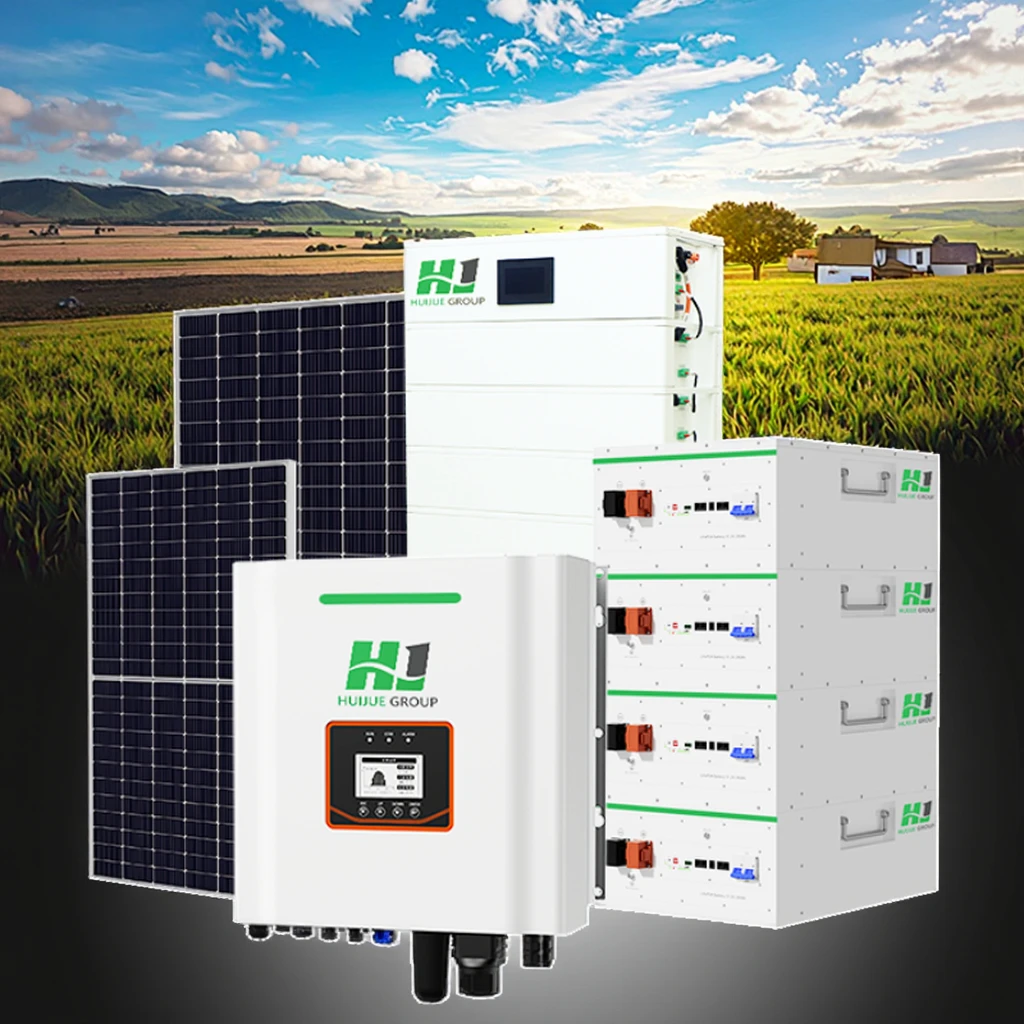 5KVA Off Grid Solar Panel System, 5.12KWH-20.48KWH Lithium Battery Complete Home Storage Kit