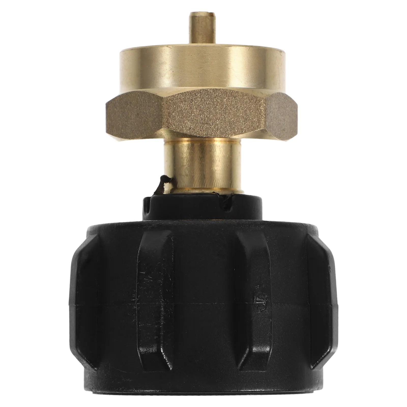 Propane Refill Adapter Brass Construction Seamless Connection for Outdoor Camping Gas Cylinders Qcc1 Fittings Leakproof