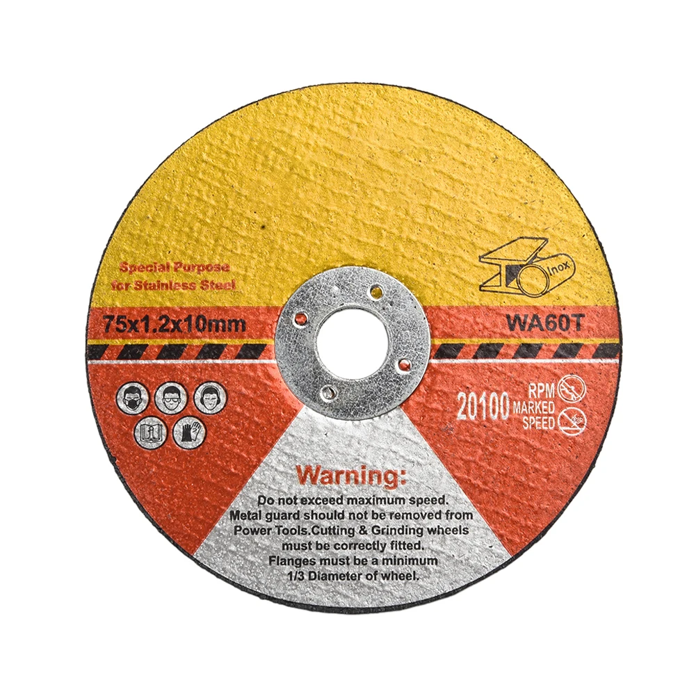 10pcs 3 Inch Ultra-thin Circular Resin Saw Blade Wear-resistant Grinding Wheel Cutting Disc For Angle Grinder Cutting Metal