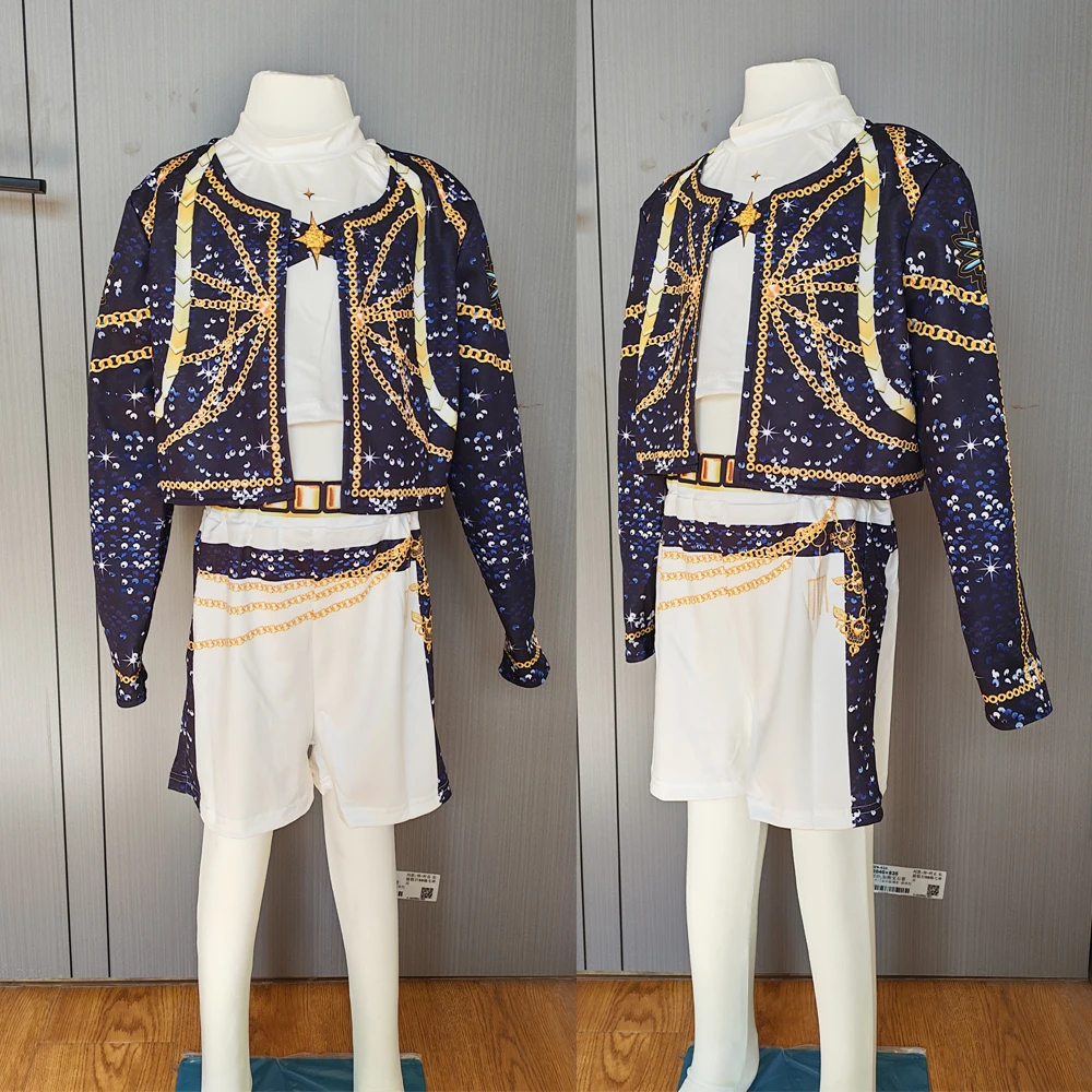 2025 Beliebtes Girlgroup Anime Cosplay Kostüm Gruppen-Sänger Auftritts-Cos-Outfits Bühnenshow Halloween