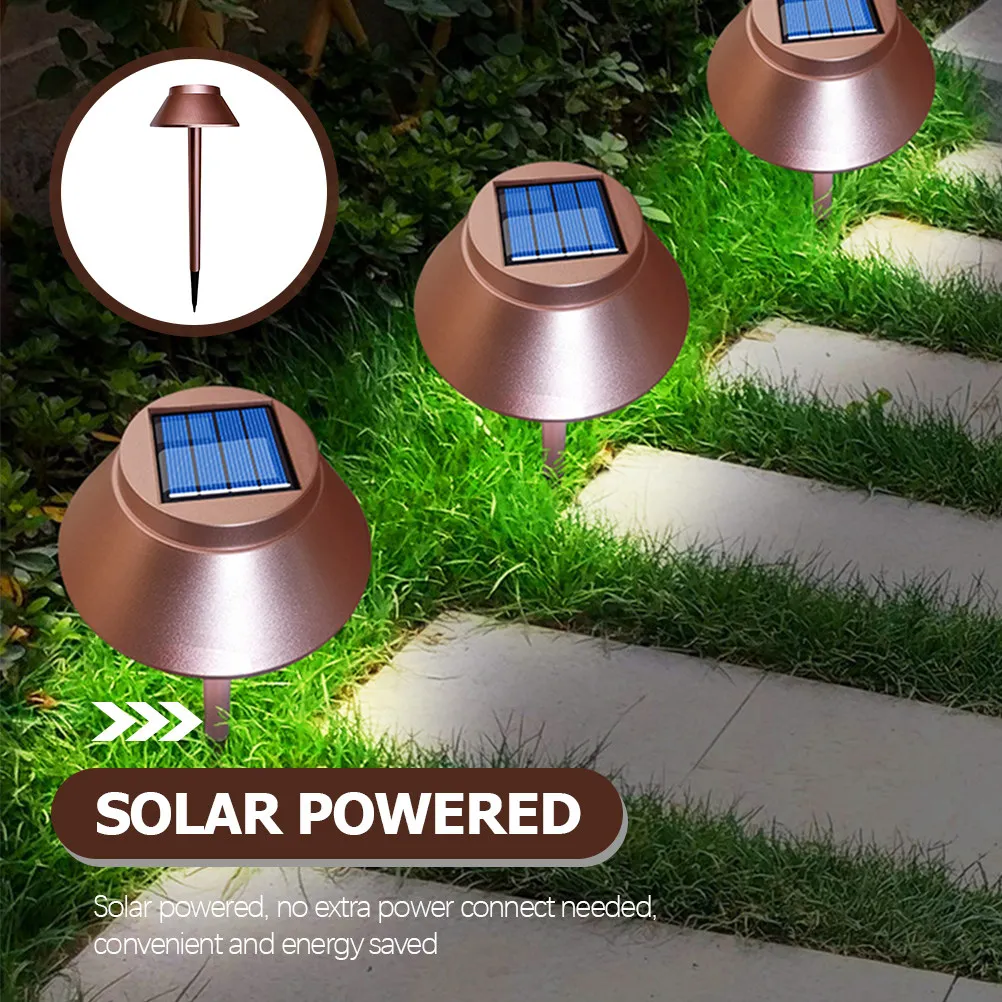 Solar Garden Stake Lamp Waterproof Durable Outdoor Decorative Lighting for Yard Garden Pathway Lawn Solar Powered