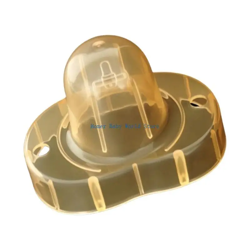 

B2QD Reusable Leakproof Pacifier Case Secure Attachment Baby Dummy Holder Storage Box for Travelling Parents