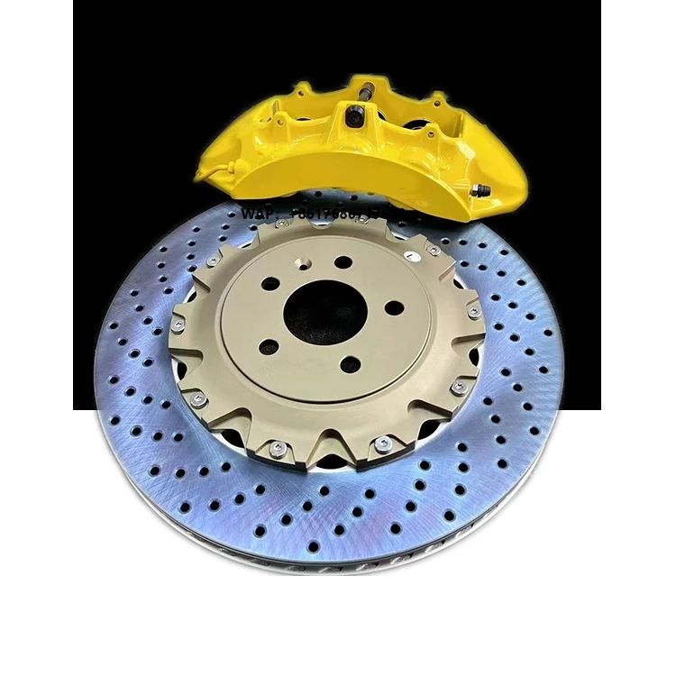 

V6 6 Pistons Racing Caliper Big Brakes Kit 4 Series Gran Coupe M Sport Compatible with VW Golf Chery A7