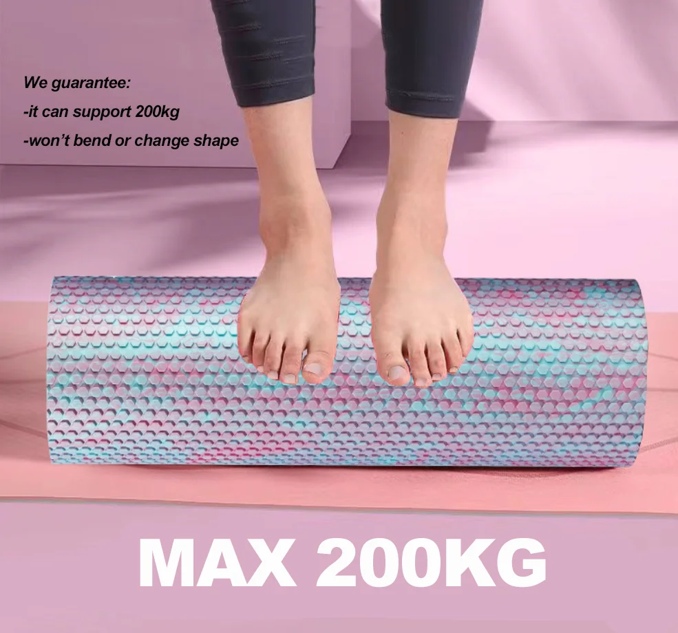 Foam Roller EVA Yoga Roller 30/45/60/90cm Fantastic Multiple Colors Massage Point Roller Fitness Gym Relaxing Muscle